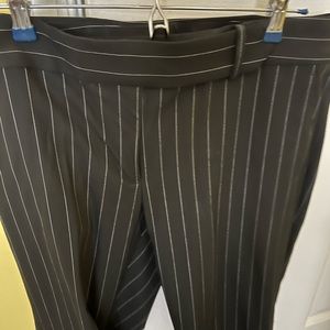 Black Pinstripe Women's Trousers